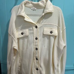 LA MIEL Women’s sunset fleece shaker jacket coat sz L